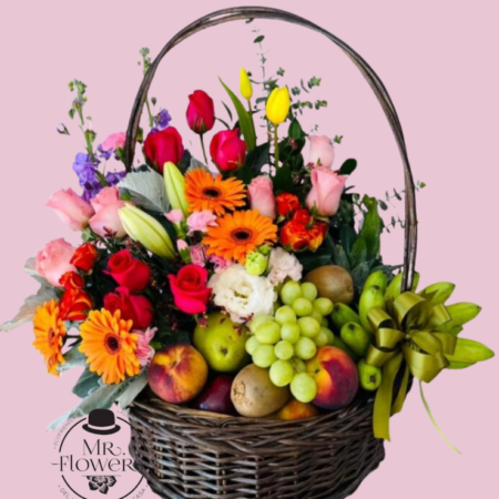 Arreglo Frutal Floral Grande