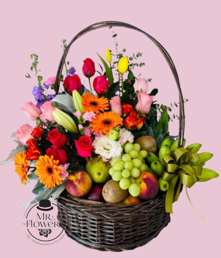 Arreglo Frutal Floral Grande
