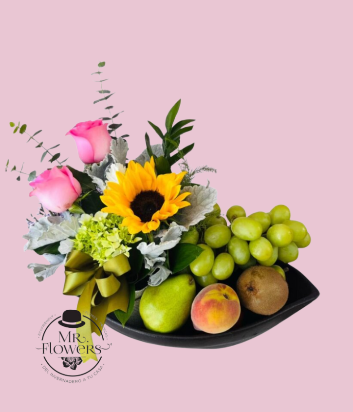 Arreglo Frutal Floral Pequeño Arreglo Frutal Floral Pequeño