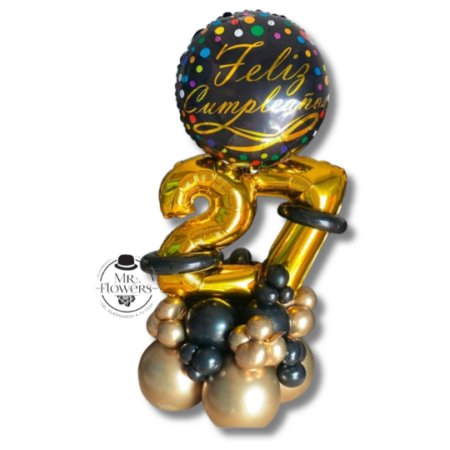Bouquet de Globos con Numero