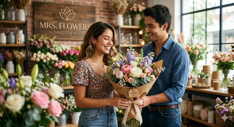 Qué flores regalar a una mujer