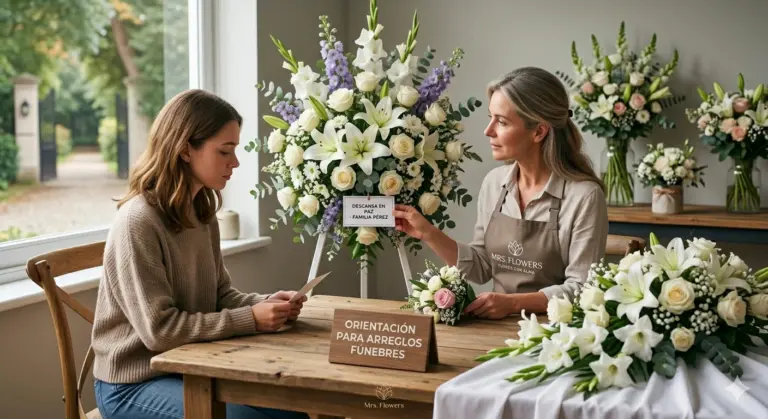 Qué flores regalar en un funeral