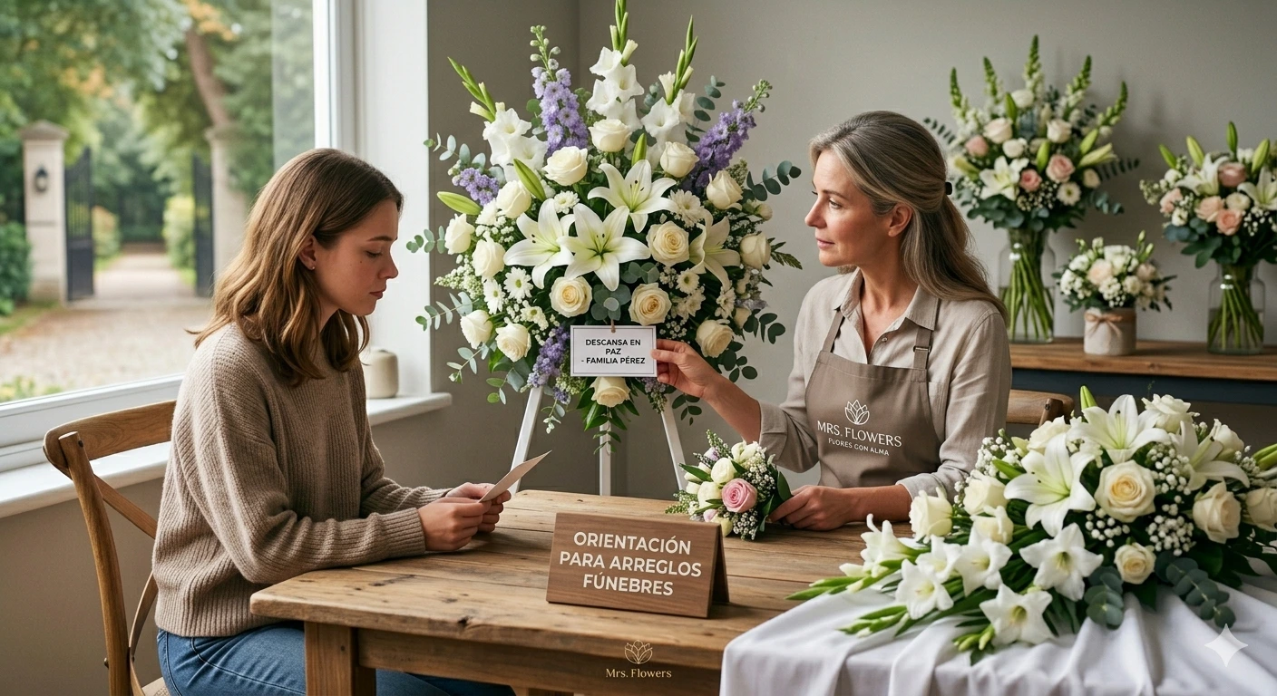 Qué flores regalar en un funeral