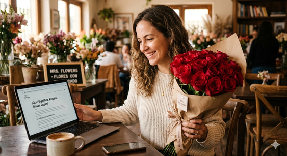 ¿Qué significa regalar rosas rojas?