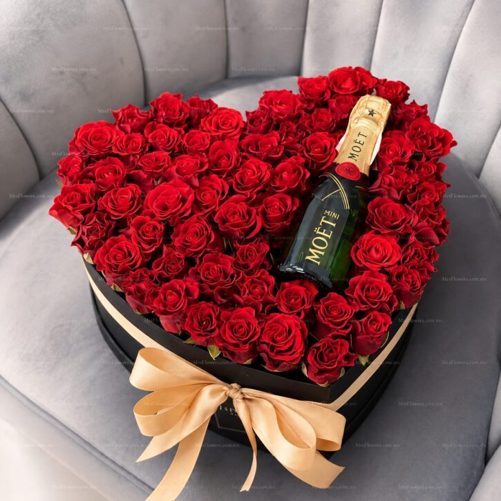 Corazón de Rosas y Champagne Corazón de Rosas y Champagne