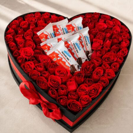 Caja de Corazón con Delice
